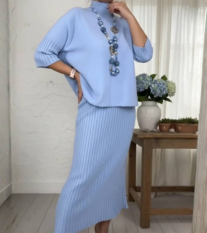 Marlene™ - Strick-Set mit geripptem Rock 