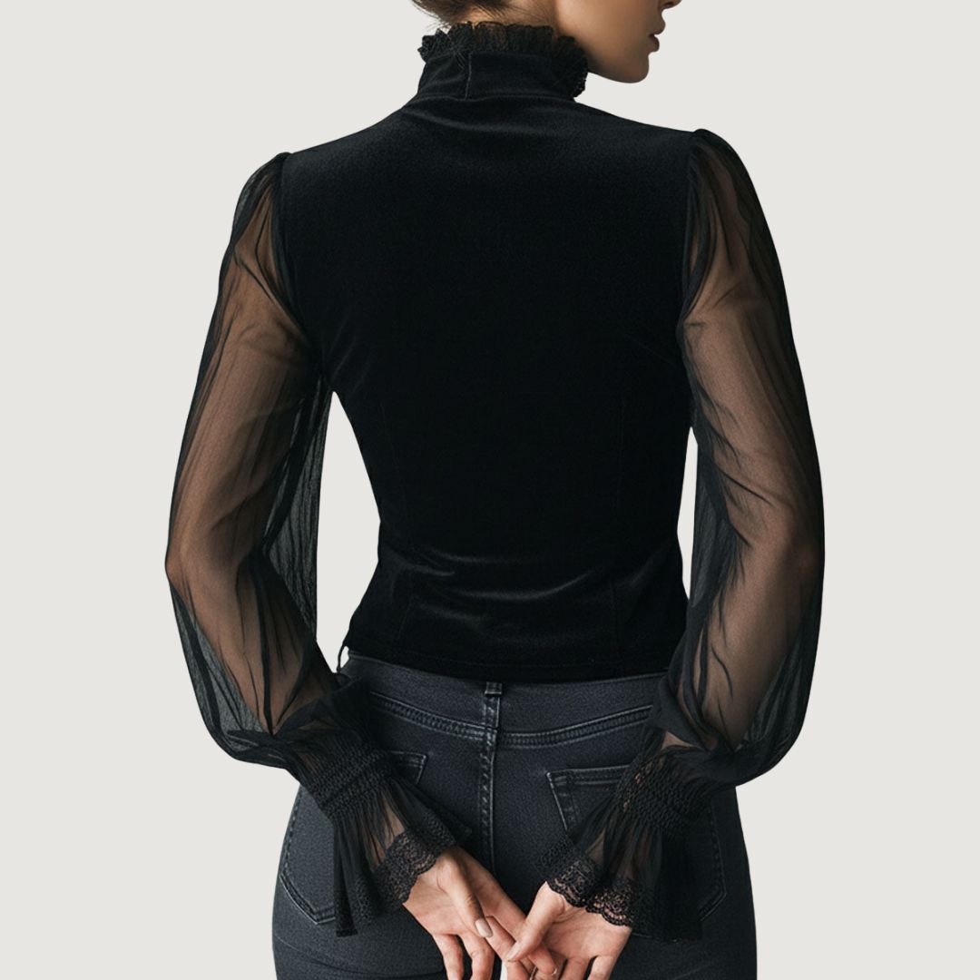 Lovina™ - Zeitlose elegante Bluse mit Spitzendetails und Ärmeln