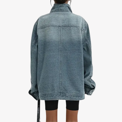 Inthet™ – Baumwolle Street Style Trendige asymmetrische Knopfjacke