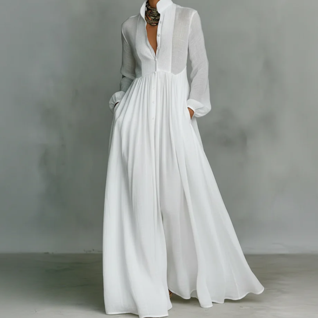 Gail™ – Minimalistisches Maxikleid 