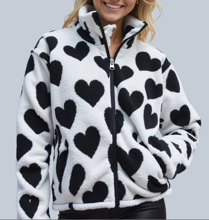 Sherley™ - Wendbare Jacke mit Herzen
