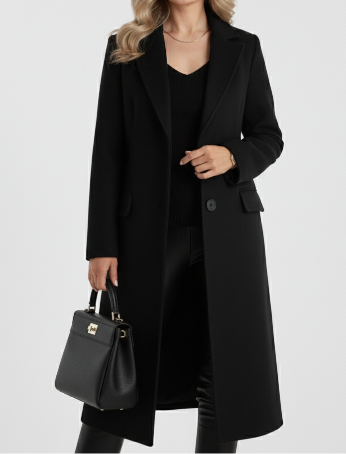 Rebie™ – Eleganter Langer Mantel mit klassischem Charakter 