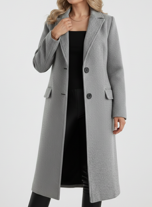 Rebie™ – Eleganter Langer Mantel mit klassischem Charakter 