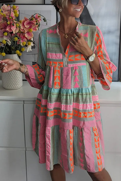 Wayne™ – Artisan Leinen-Baumwoll-Wochenendkleid