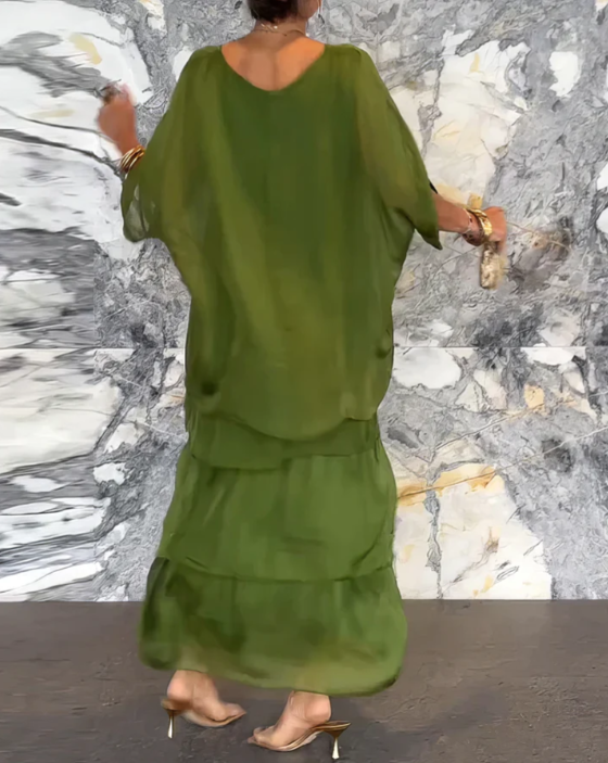 Shina™ – Elegantes Fließendes Maxikleid