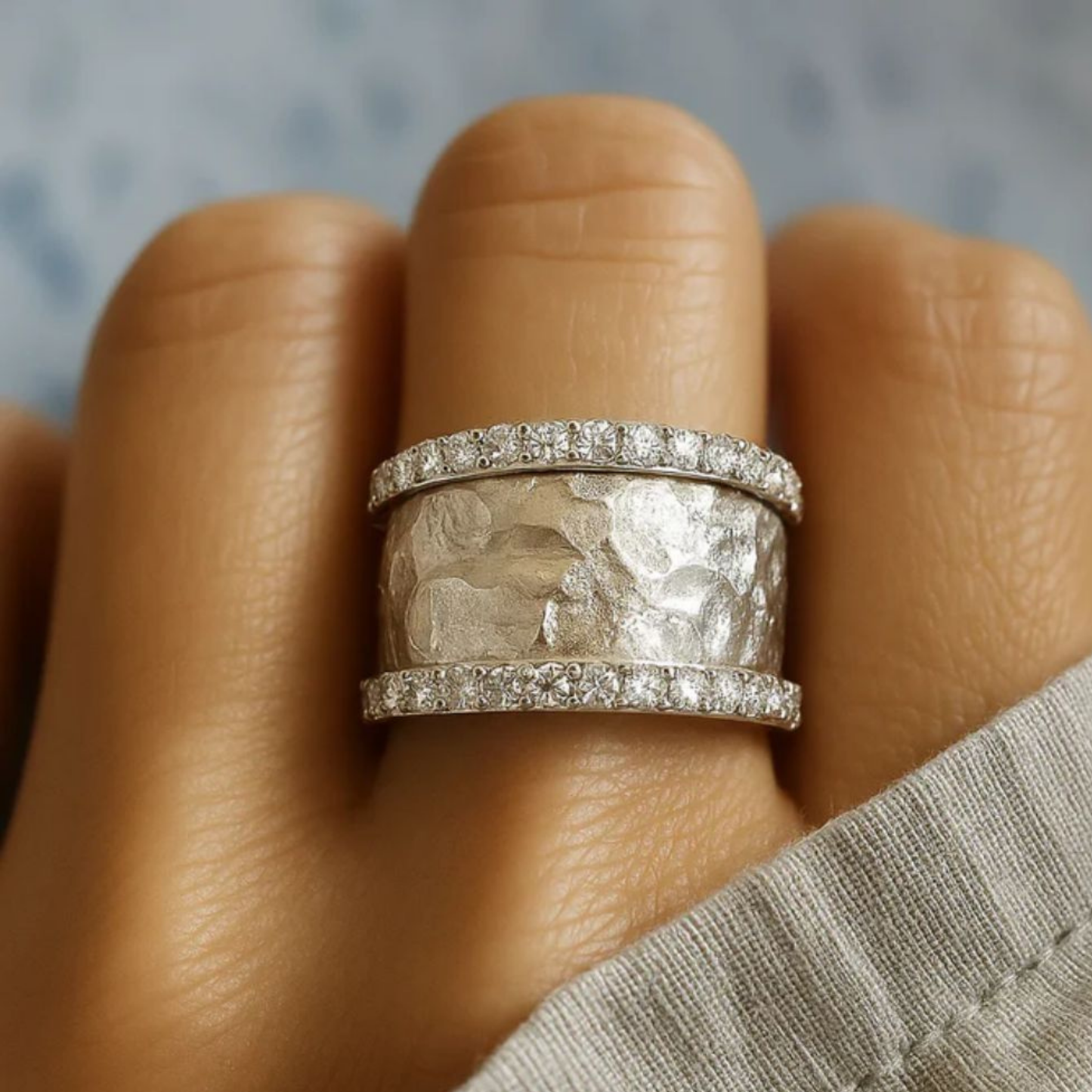 Dulce™ - Vintage Silberbeschichteter Ring 