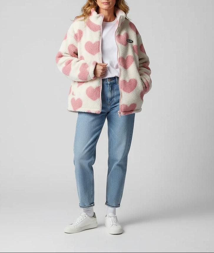 Sherley™ - Wendbare Jacke mit Herzen