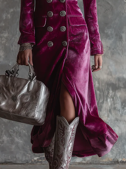 Victoria™ – Samt-Blazerkleid