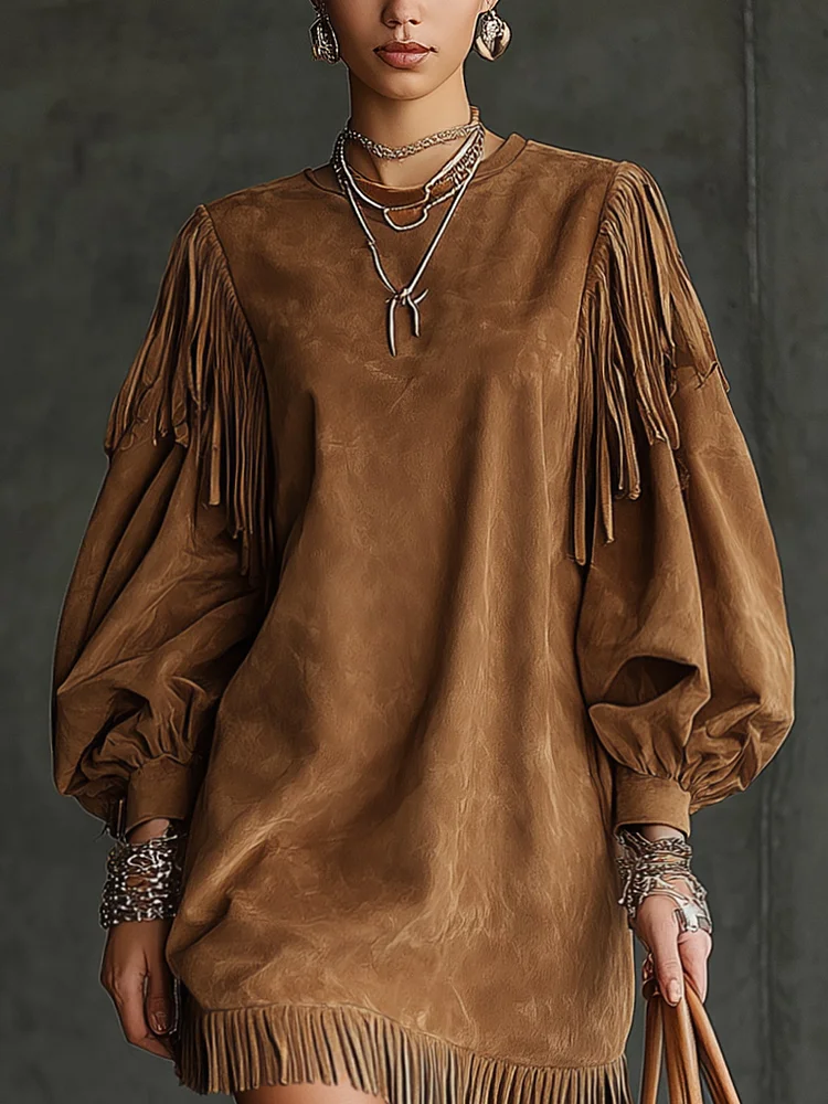 Emma™ - Wildleder-Minikleid