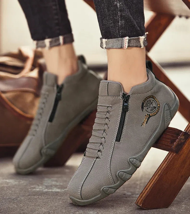 Belle™ – Lässige kurze Stiefel mit seitlichem Reißverschluss