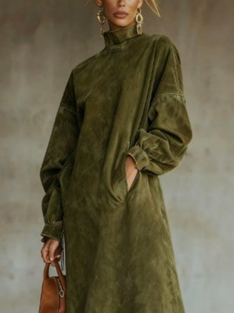 Aurora™ - Wildlederkleid mit Fransen