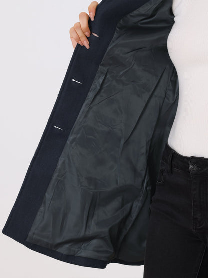 Leonila™ - Damen-Wintermantel mit einem Knopf